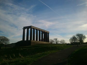 National Monument Of Scotland auf dem Calton Hill